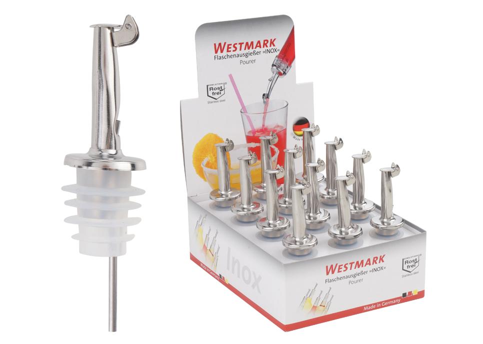 STOPPERS VERT.+CAP. SILIC. S/S GASTRO 4683 IN DISPLAY WESTMARK Code 046146