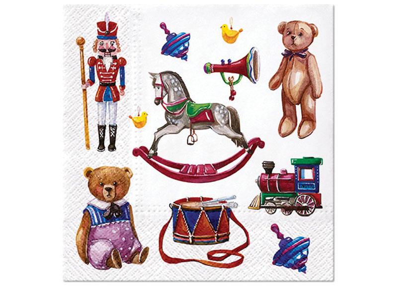 20 TOVAGLIOLI 3 VELI 33X33CM 235100 &