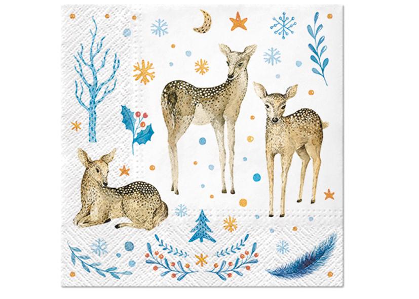 20 TOVAGLIOLI 3 VELI 33X33CM 231700 &