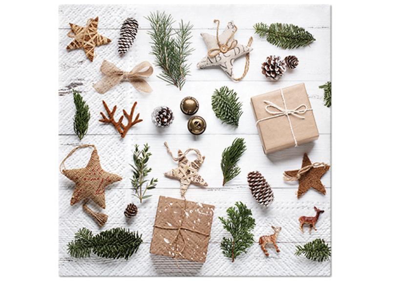 20 TOVAGLIOLI 3 VELI 33X33CM 231500 &