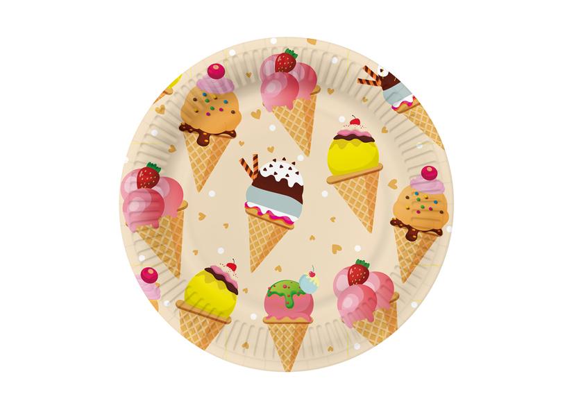 10 PIATTI DI CARTA Ø 23 CM 1001600 &