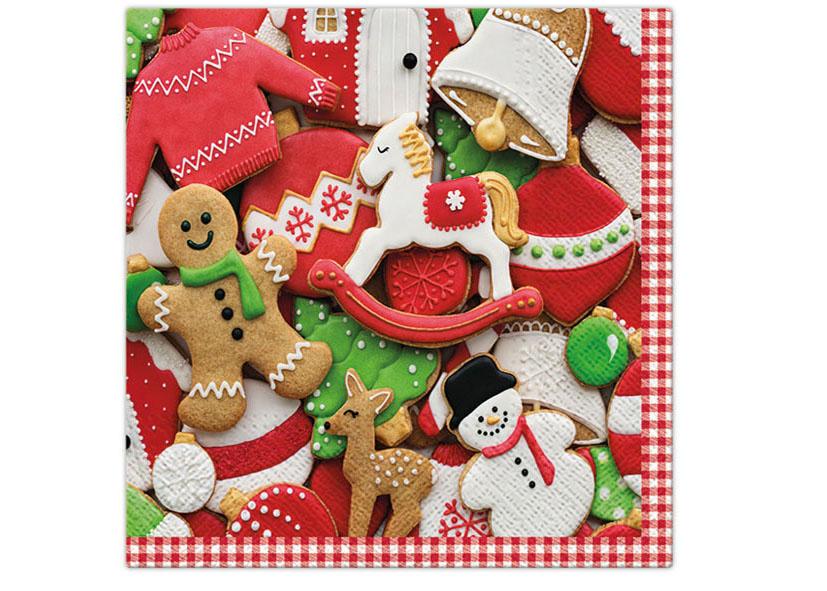 20 TOVAGLIOLI 3 VELI 33X33CM 232700 &