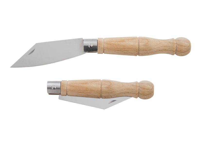 COLTELLO TASCABILE 18CM LEGNO ACCIAIO INOSSIDABILE HACK Cod. 050612