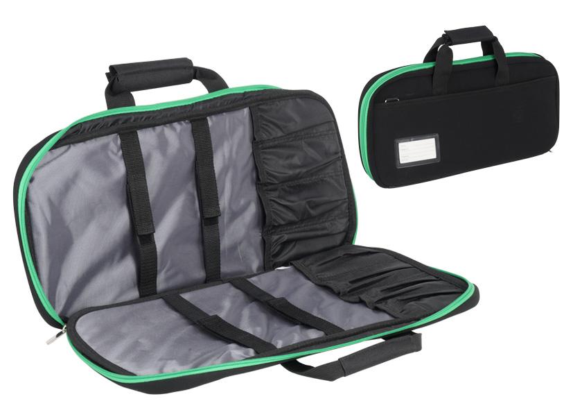 Leere GRÜNE MESSERTASCHE FÜR 8 MESSER GIESSER Art.-Nr. 053050
