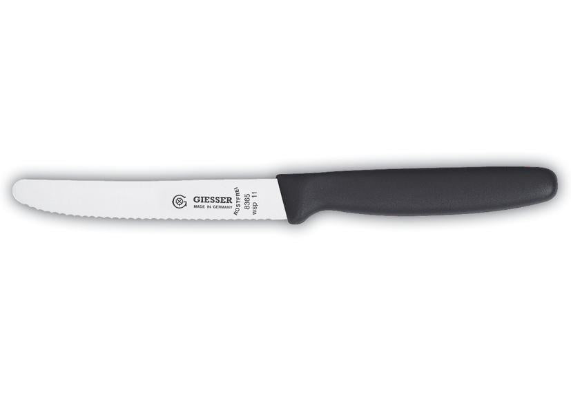 COLTELLO UNIVERSALE SEGHETTATO 11CM GIESSER Cod. 053304