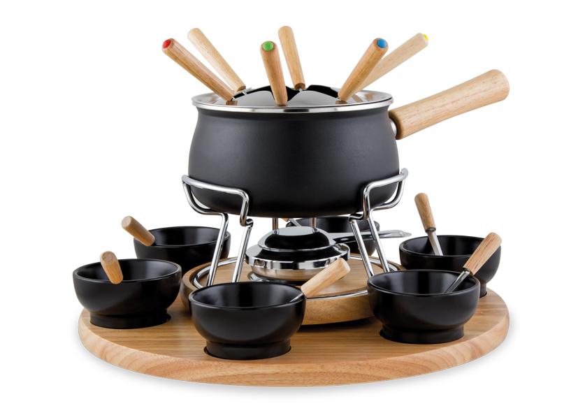 25-TEILIGES FONDUE-SET, EMAILLIERT, MATTSCHWARZ, EVA
Art.-Nr. 070163