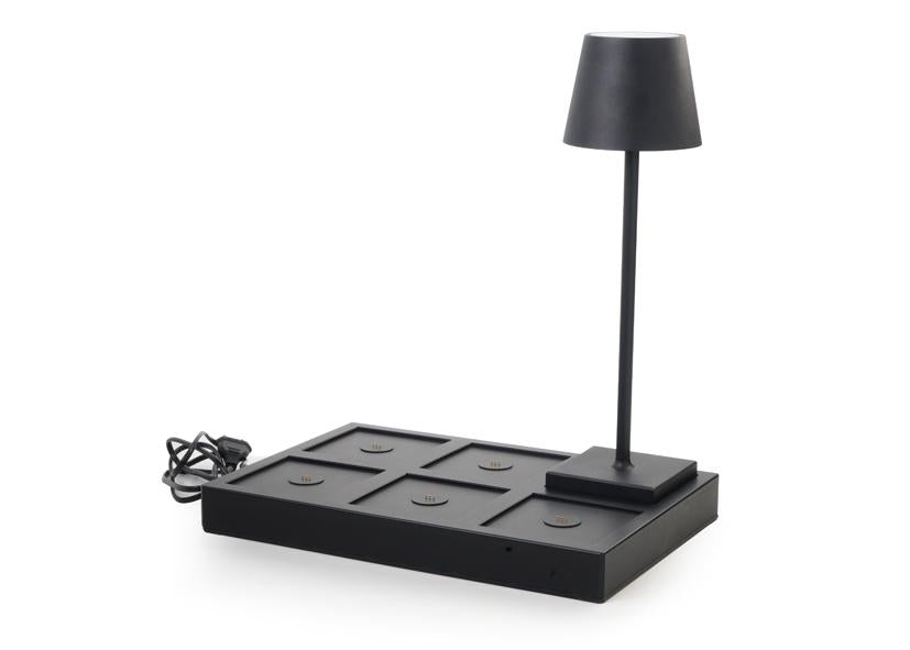 MAGNETISCHE LADESTATION FÜR 6 LUMINART LAMPEN Art.-Nr. 071010