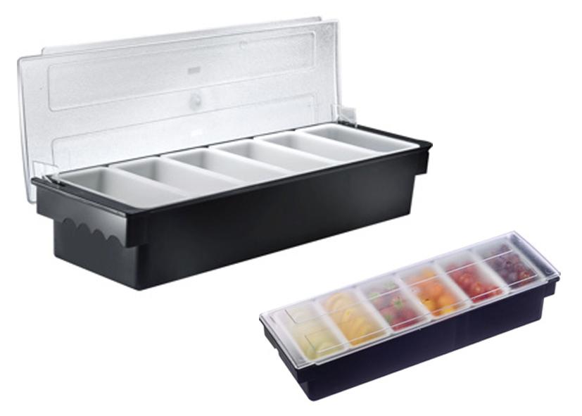 PORTACONDIMENTI COCKTAIL 6 SCOMP. &