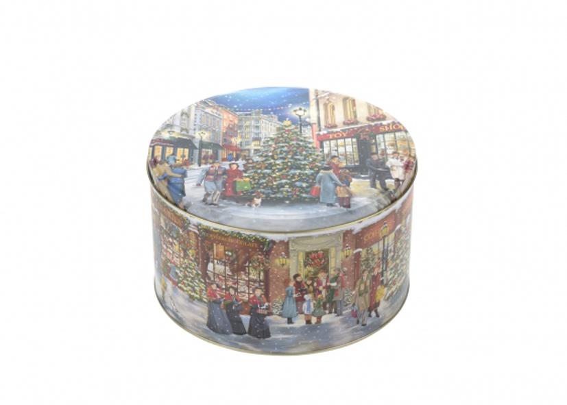 ROUND COOKIE TIN &