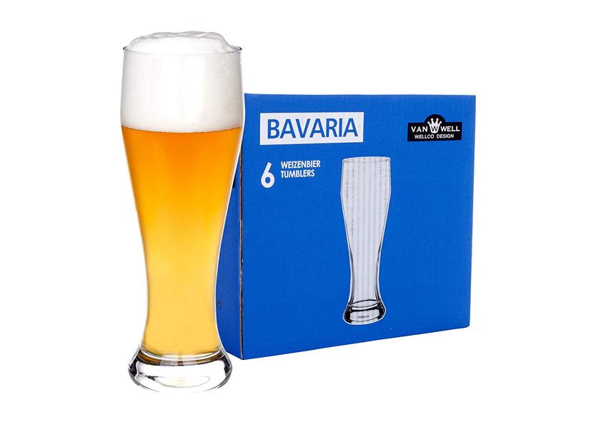 6 BICCHIERI WEIZEN LISCI 0,5L VAN WELL Cod. 090323