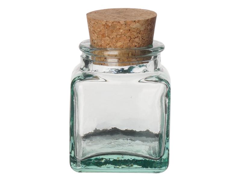 VASO VETRO+TAPPO SUGHERO QUADRATO 30 CC Cod. 091902