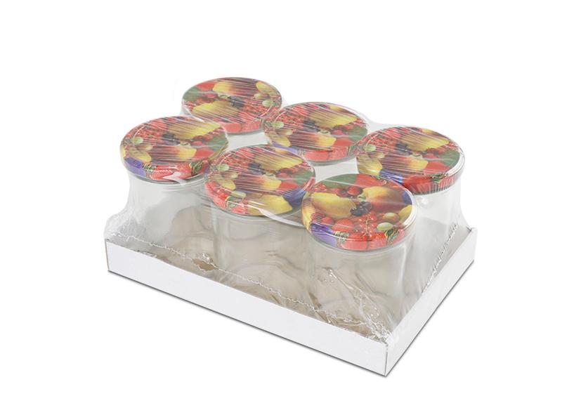 VASO MARMELLATA ROTONDO+COPERCHIO 440ML-80MM
Cod. 101330