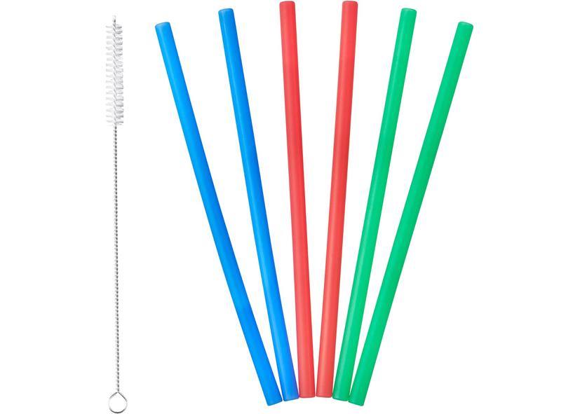 6 SILIKONTRINKHALME GERADE 3 FARBEN + REINIGUNGSBÜRSTE Ø8 X 200MM LURCH
Art.-Nr. 101635