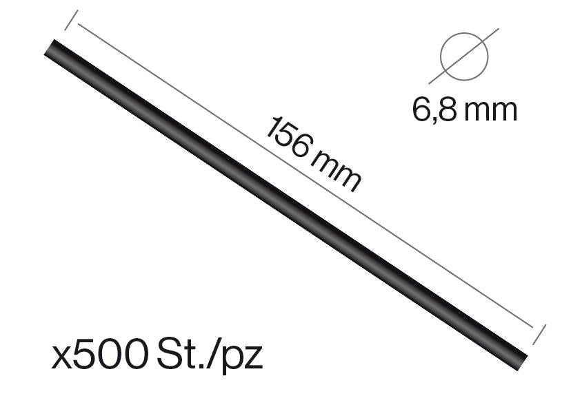 500 BIO-STROHHALME SCHWARZ Ø 6.8 X 156 MM
Art.-Nr. 101642