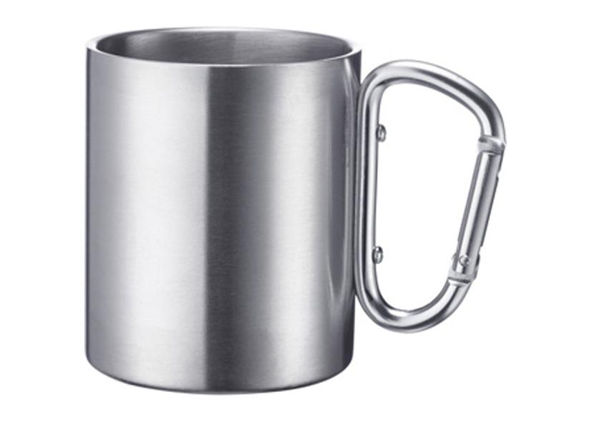 Tasse Edelstahl mit Karabinergriff 0,3l WESTMARK Art.-Nr. 101770