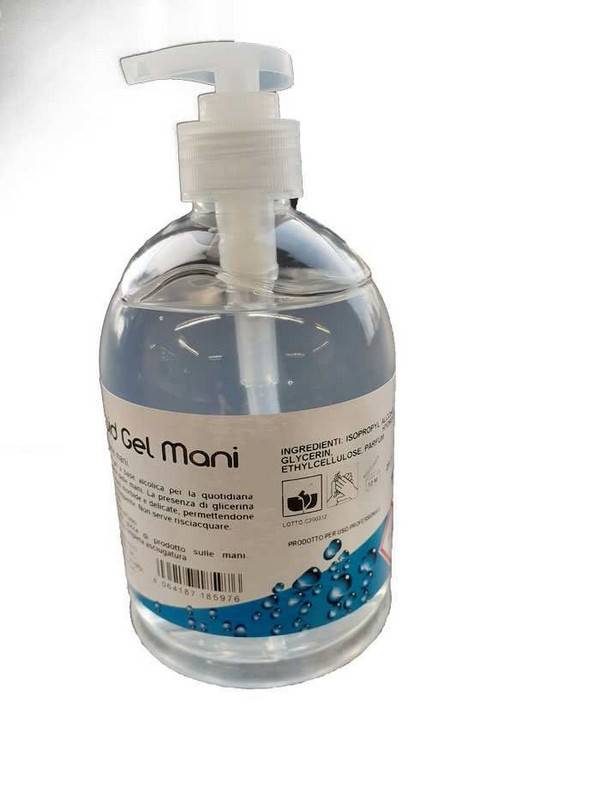 RAPID GEL SANIFICANTE MANI CON POMPETTA DOSATRICE ML 500