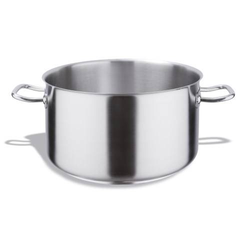 TOPF MIT ZWEI GRIFFEN AUS EDELSTAHL 24CM