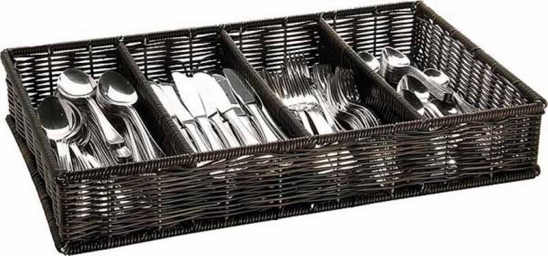 CESTO PORTAPOSATE RETE DI PLASTICA E FILI DI FERRO