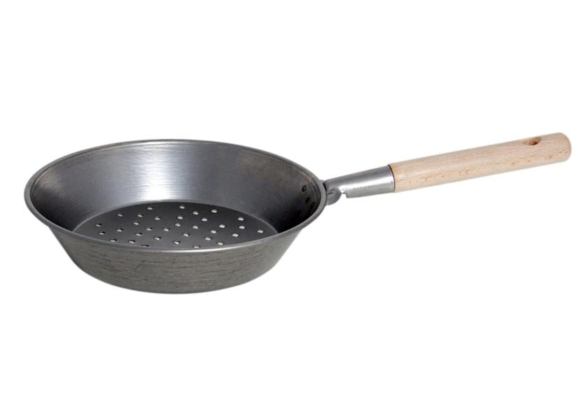 CHESTNUT ROASTING PAN IRON WOODEN HANDLE 30CM
Cod. 110604