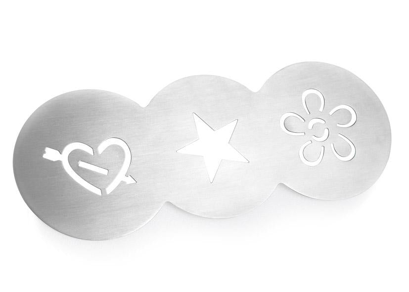 STENCIL DECORA-CAPPUCCINO ACCIAIO INOSSIDABILE FOREVER Cod. 122233