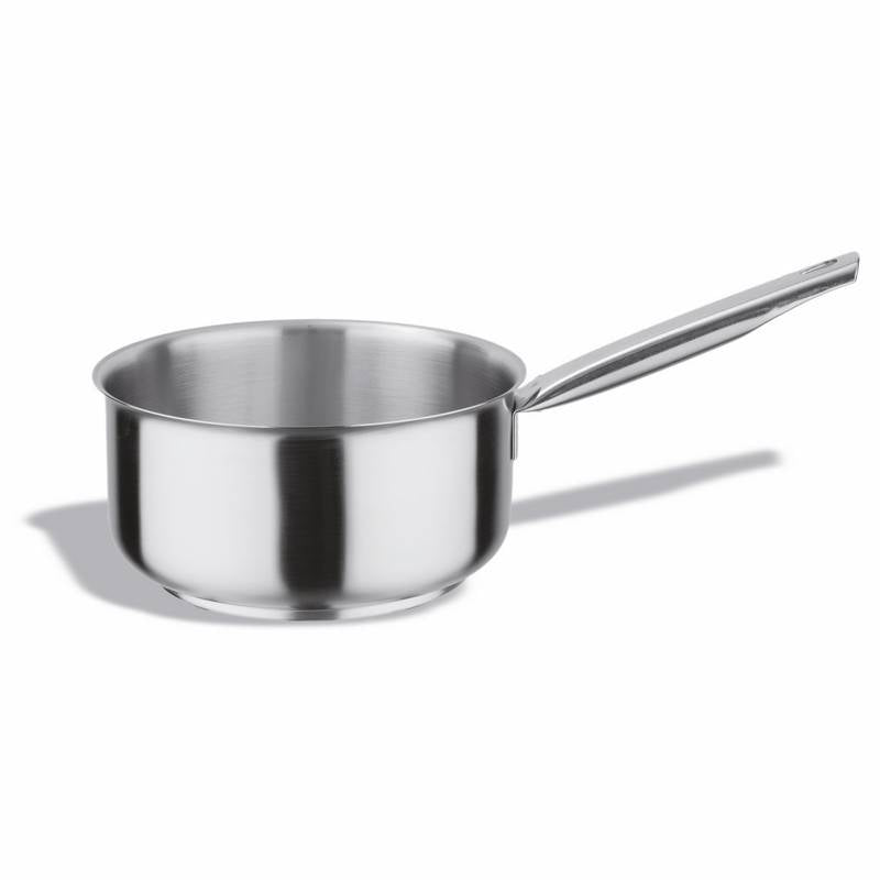 CASSERUOLA TIPO FRANCESE IN ACCIAIO INOX 18CM