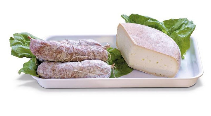 VASSOIO A BORDO ALTO IN METACRILATO 29X44CM