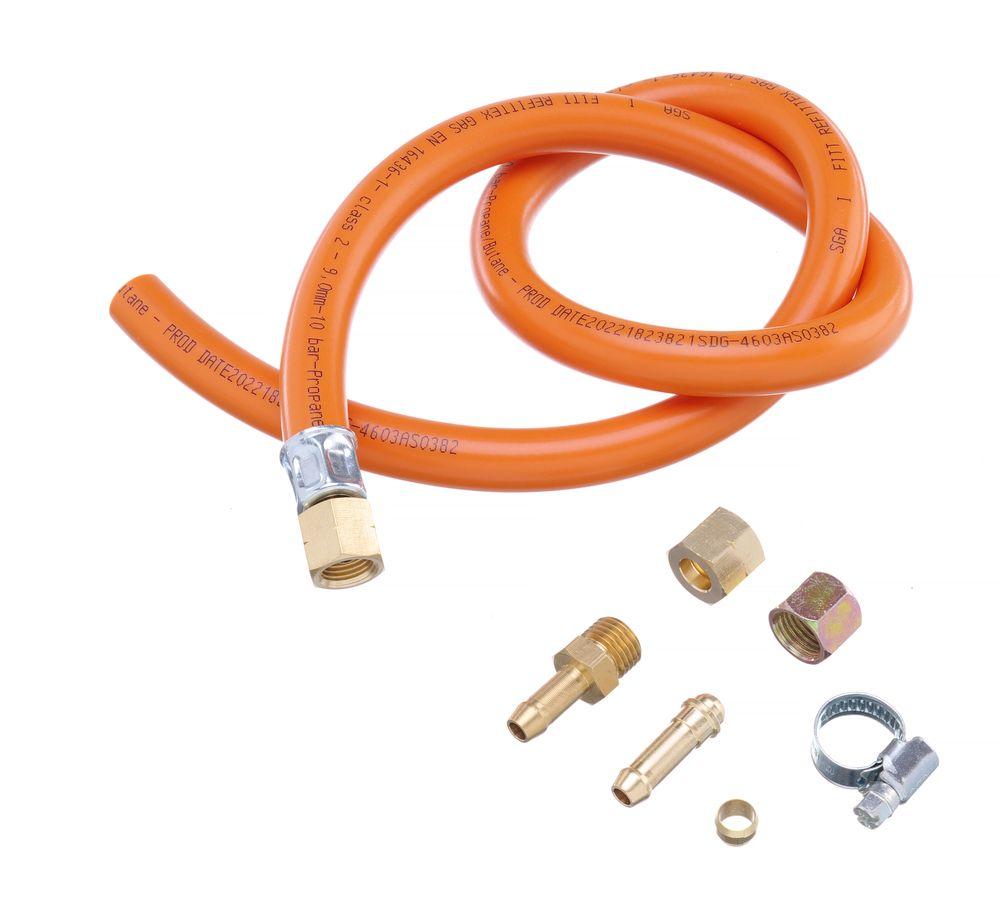 Gruppo tubo flessibile per gas Cottura al forno, Grill e Roast-master Cod. 145753
