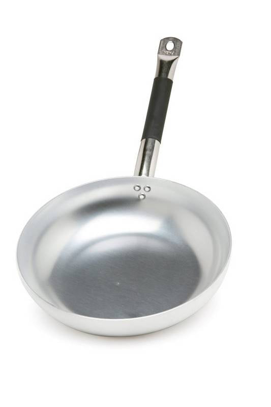 INDUCTION ALUMINIUM FRYING PAN STAINLESS STEEL HANDLE 32CM
