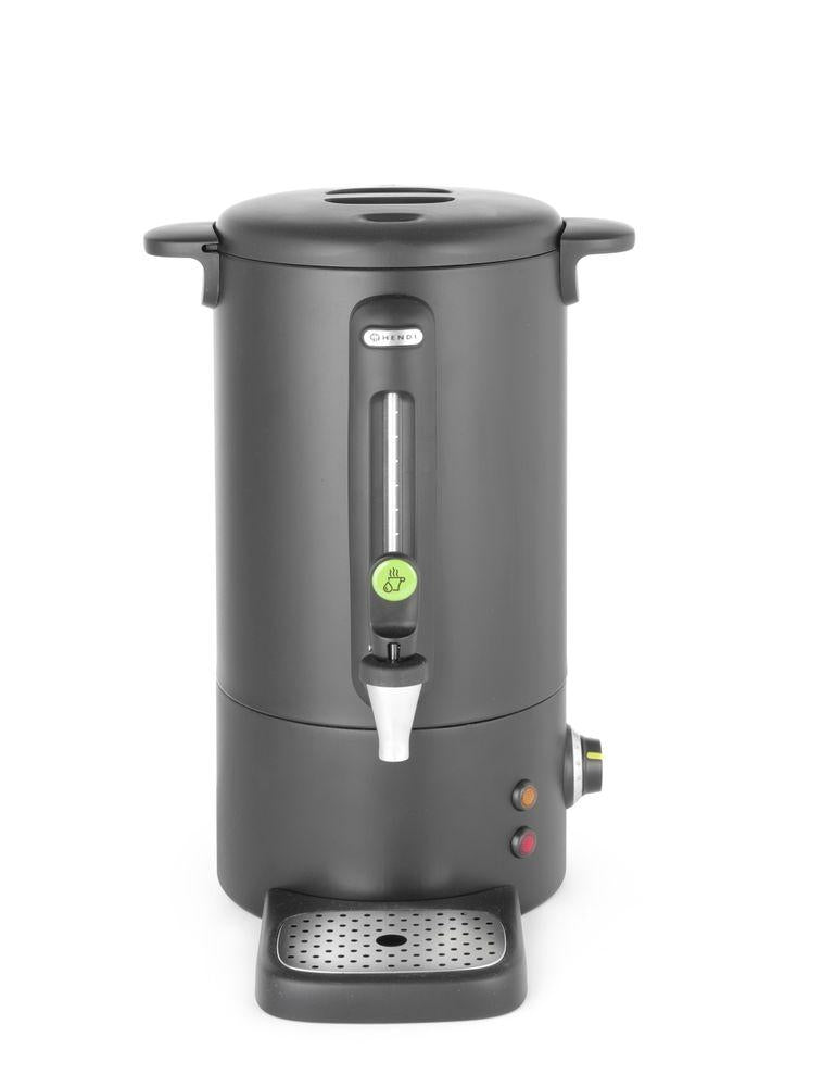 Matte black hot beverage boiler - Design by Bronwasser Cod. 211458