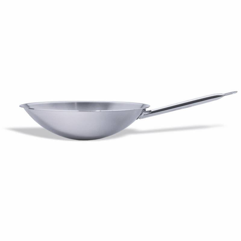STEEL WOK, ROUND BOTTOM 36CM
