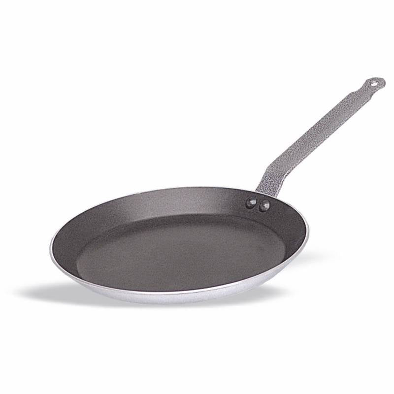 ANTIHAFT-ALUMINIUM-PFANNE FÜR CRÊPES MIT EISENGRIFF 22CM