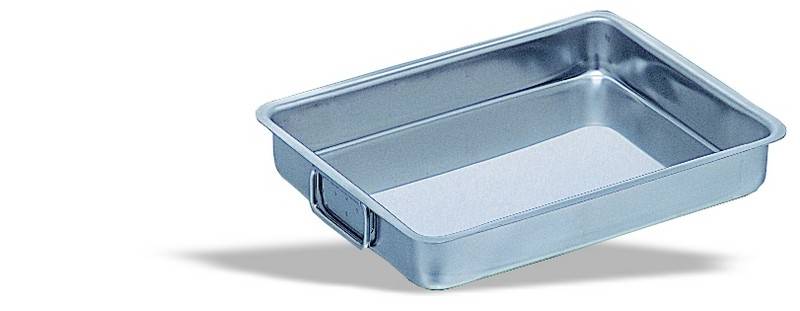 STAINLESS STEEL CASSEROLE WITH HANDLES 500X350MM