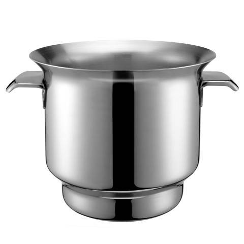 SECCHIELLO CHAMPAGNE ACCIAIO INOX CON MANIGLIE FISSE