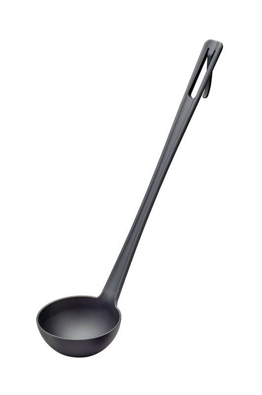 SCHÖPFKELLE NYLON SCHWARZ 50 CM DURCHMESSER 12 CM 35 CL