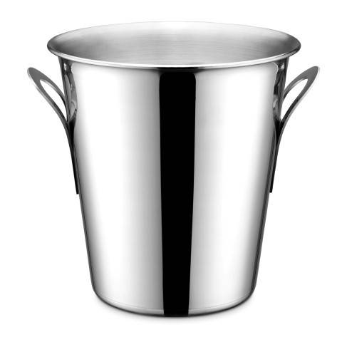 SECCHIELLO CHAMPAGNE ACCIAIO INOX CON ANELLI