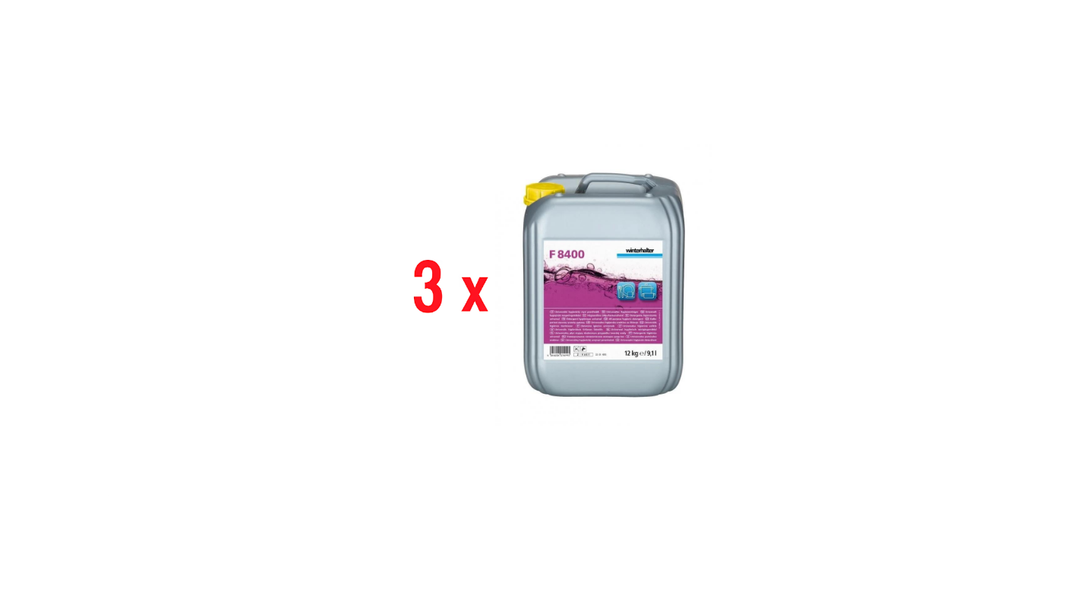 Masterpack 3 confezioni - Detersivo igienizzante multiuso Winterhalter F8400 12kg