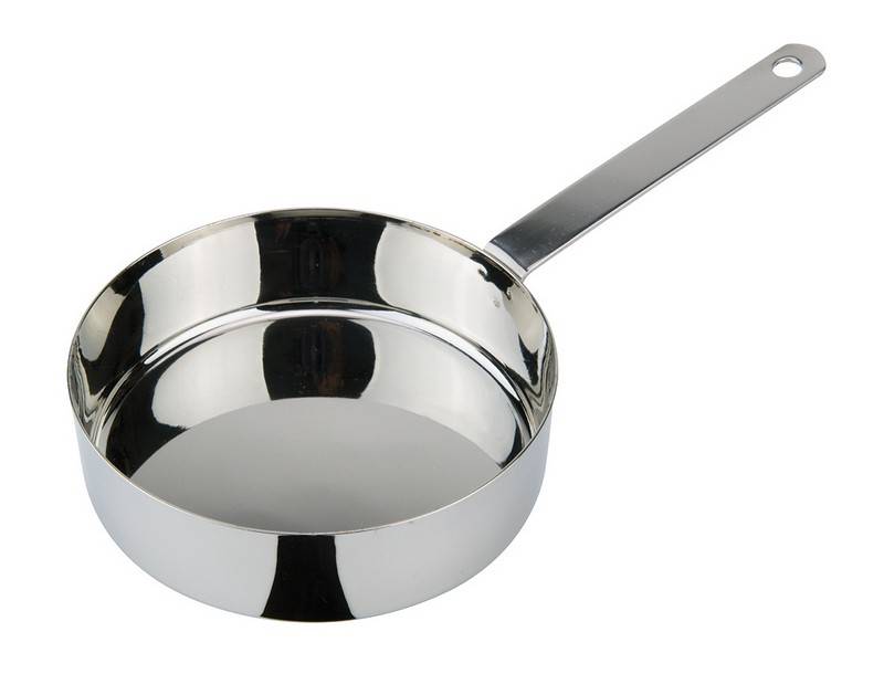 MINI STAINLESS STEEL FRYING PAN 120MM