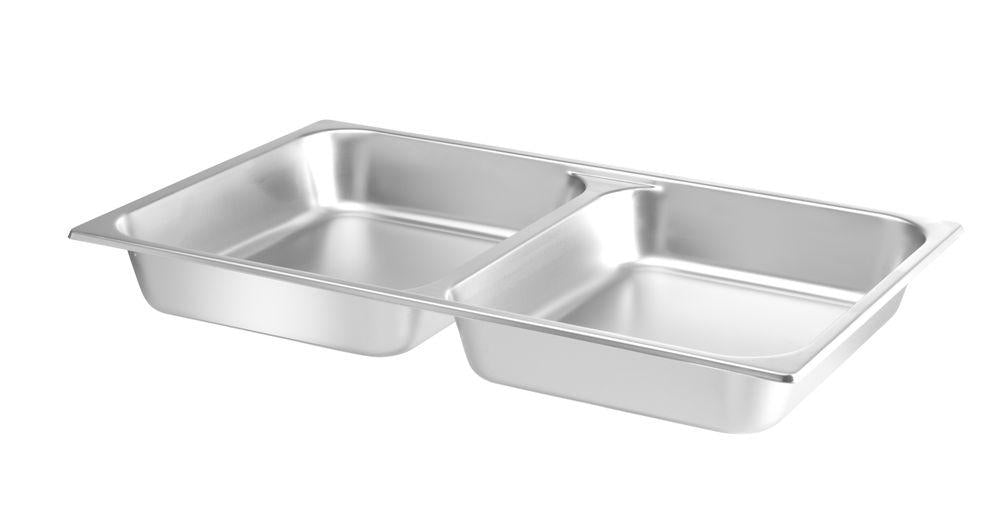 Teglia GN1 / 1 con 2 scomparti Cod. 470190