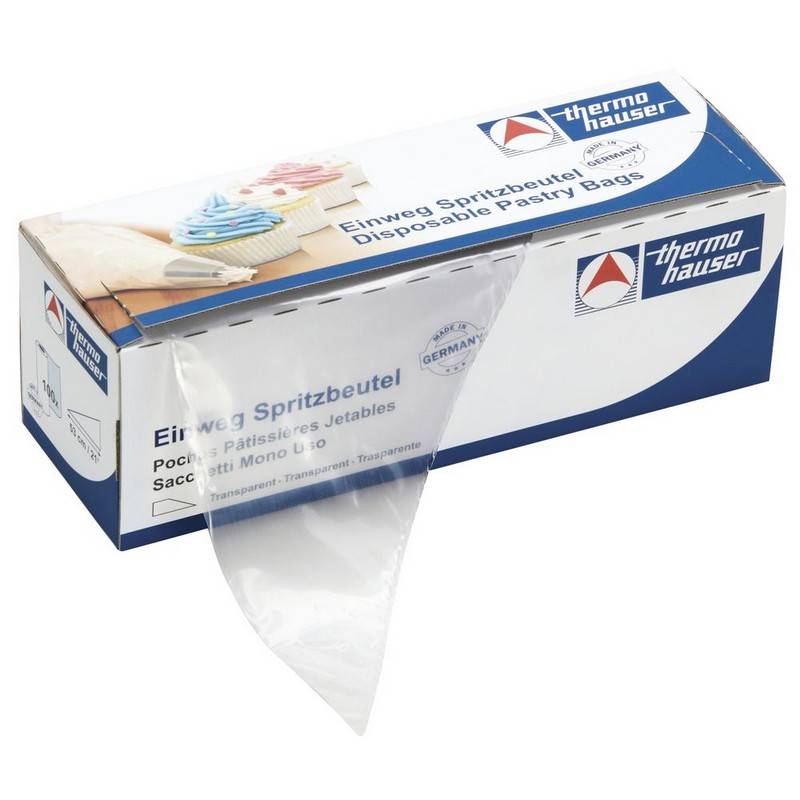 DEKORATIONSBEUTEL AUS TRANSPARENTEM KUNSTSTOFF ZUM ABREISSEN 30CM