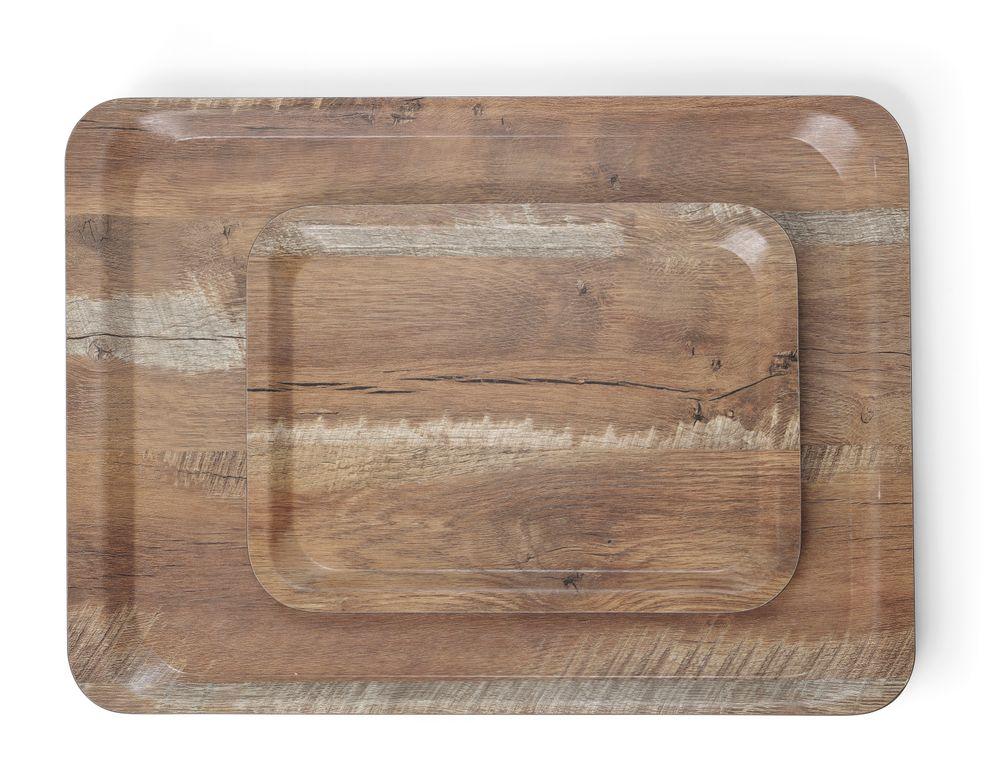 Melamin-Serviertablett mit Holzmaserungsdruck Art.-Nr. 508879