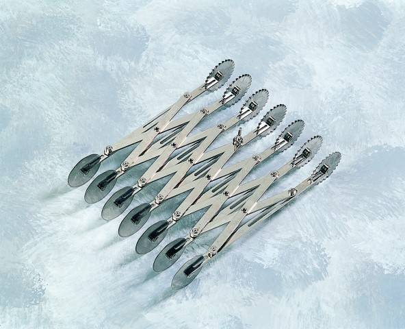 TAGLIAPASTA ACCIAIO INOX LISCIO 5 RULLI