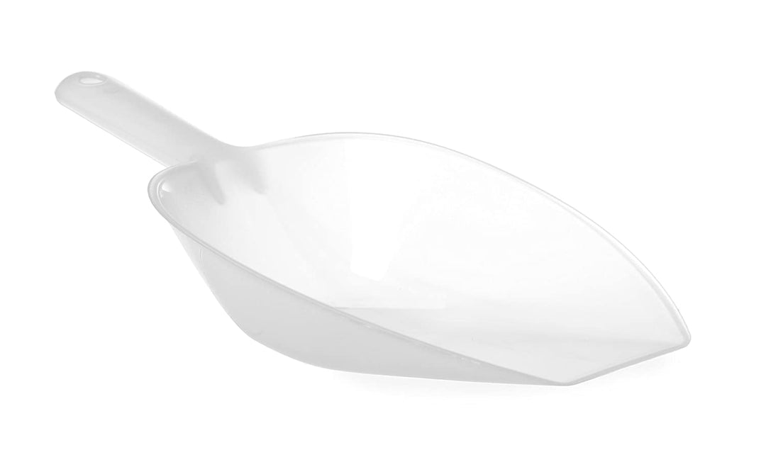 White polypropylene scoop 33 cm