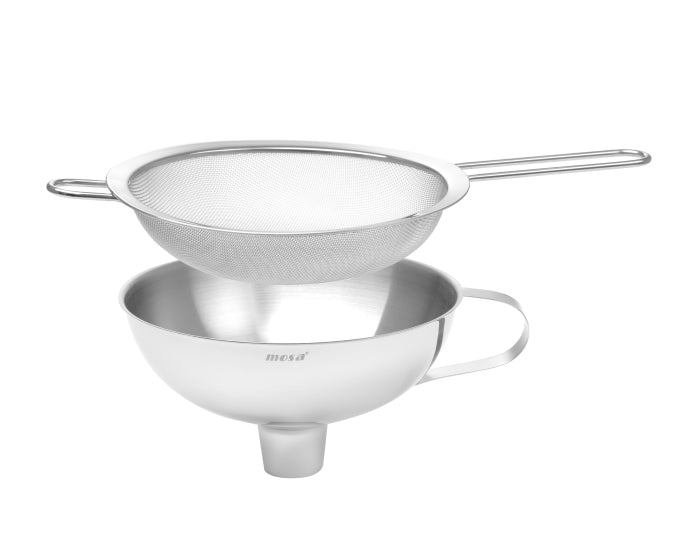 Funnel with sieve ø17.5 cm