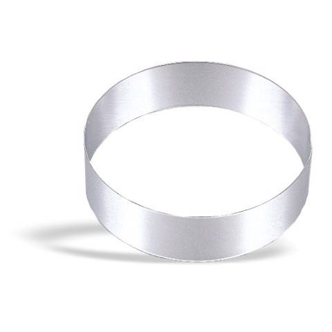 Runder Mousse-Ring aus Edelstahl 24cm