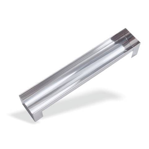 TEGLIA ARROTONDATA PER TORTA ACCIAIO INOX 50X9CM