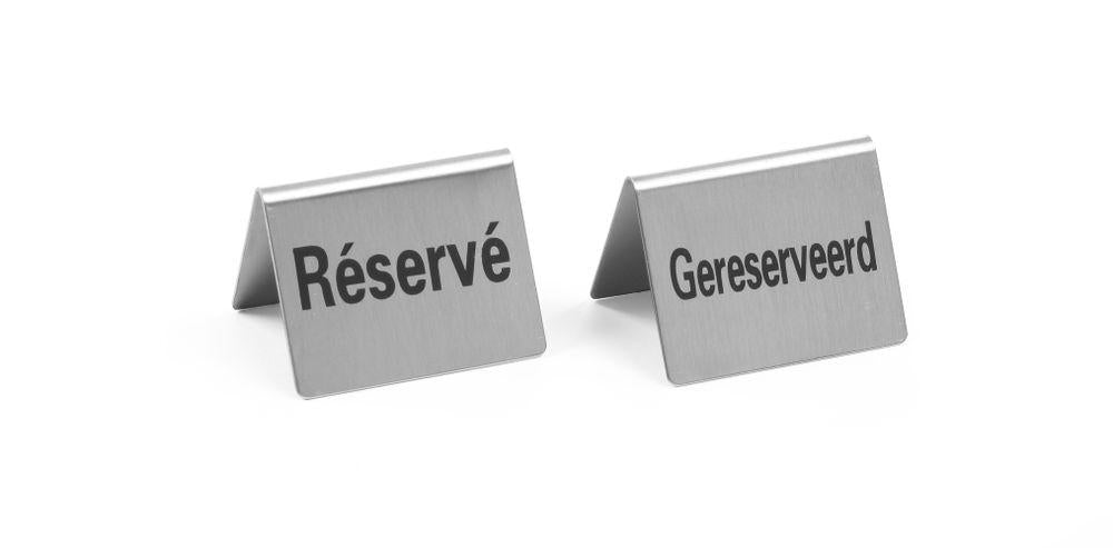 Reserviert-Schild - 4 Stück Art.-Nr. 663707