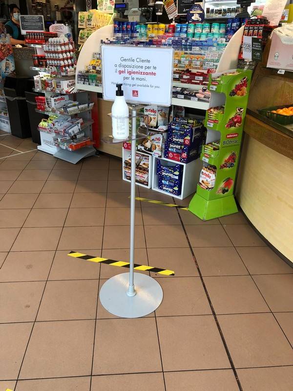 FLOOR-STANDING DISPENSER HOLDER H 1000