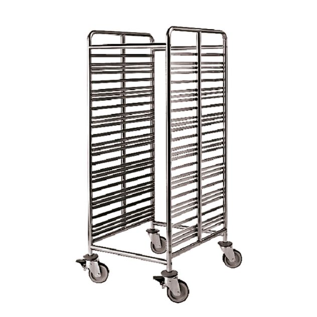 Carrello Per 28 Coppie Teglie Gn Cod. 44807-28
