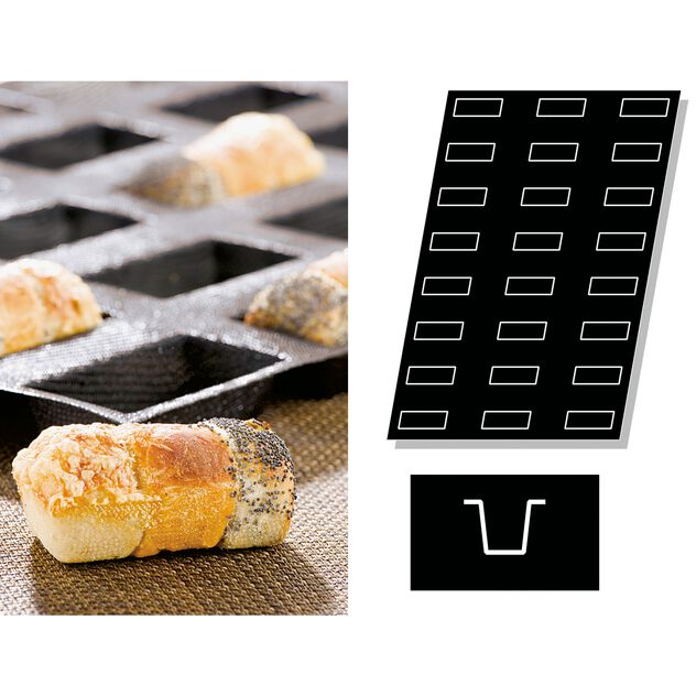 Rectangular Cakes Mold Item 47740-25