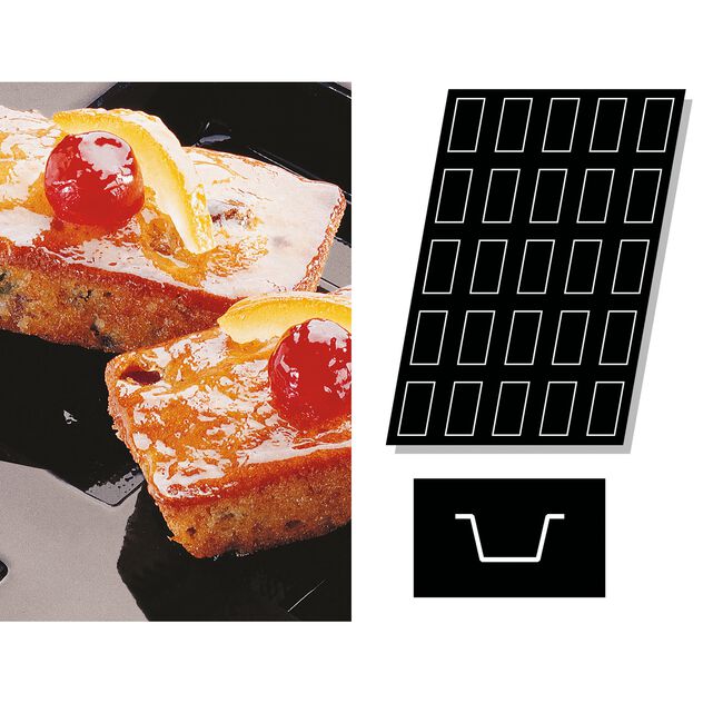 Stampo Rectangular Cakes Cod. 47740-24